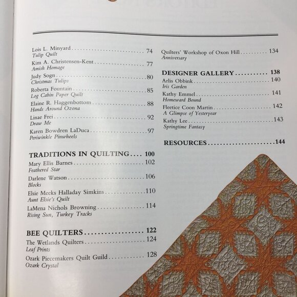 Great American Quilts 1989 Sandra O'Brien Samplers Traditions Examples Hardbound - Picture 5 of 15